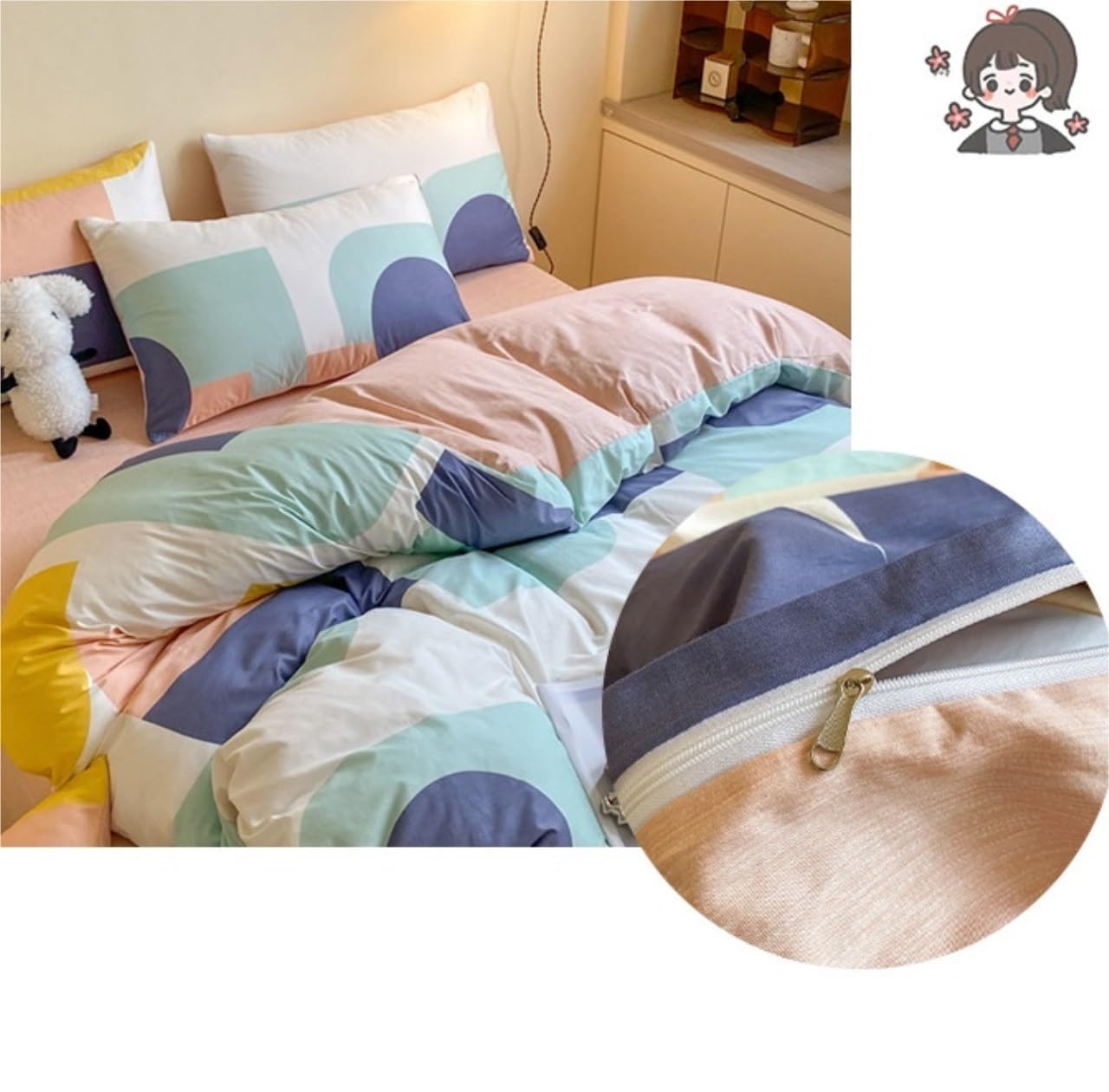 Amazon｜布団カバー セット 寝具カバーセット キルトカバーセット 寝具